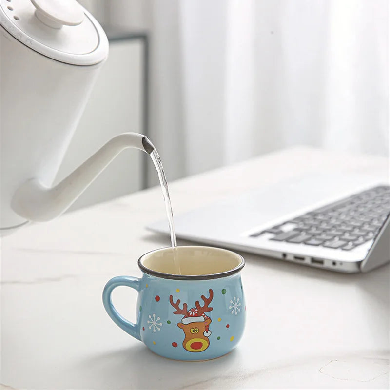 150ML Ceramic Christmas Mugs for Office or Home use. Best for Gifts