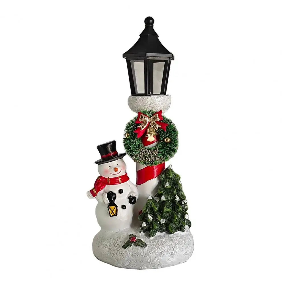 Durable Christmas Decoration Led Light-up Santa Claus Snowman Christmas Decor