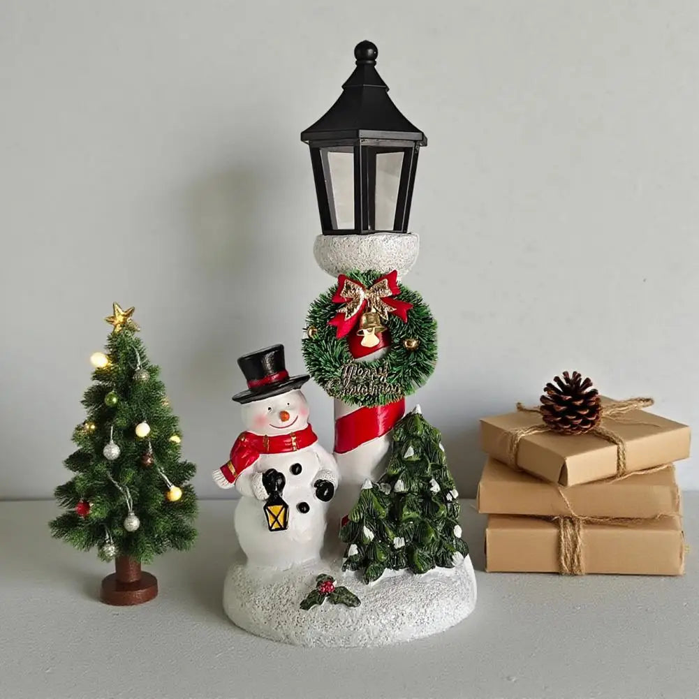 Durable Christmas Decoration Led Light-up Santa Claus Snowman Christmas Decor
