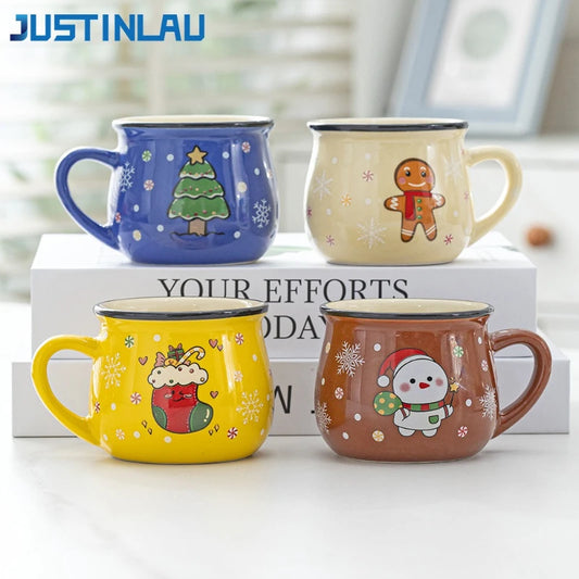 150ML Ceramic Christmas Mugs for Office or Home use. Best for Gifts