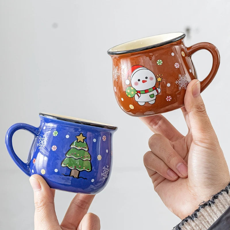 150ML Ceramic Christmas Mugs for Office or Home use. Best for Gifts