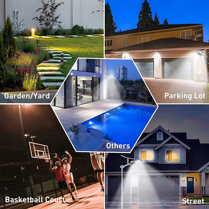 200W Powerful Outdoor Solar Light Waterproof