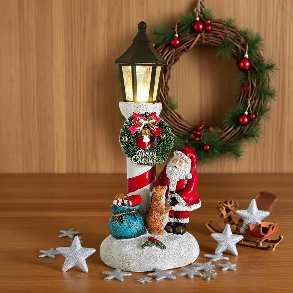 Durable Christmas Decoration Led Light-up Santa Claus Snowman Christmas Decor