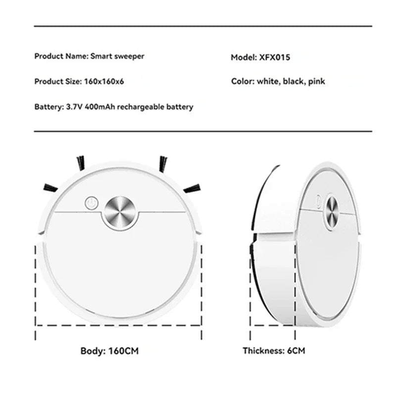 Xiaomi MIJIA 3 in 1 Smart Sweeping Robot Vacuum Cleaner 4000Pa