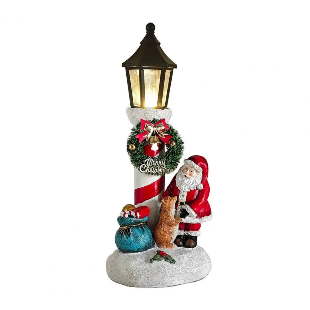 Durable Christmas Decoration Led Light-up Santa Claus Snowman Christmas Decor