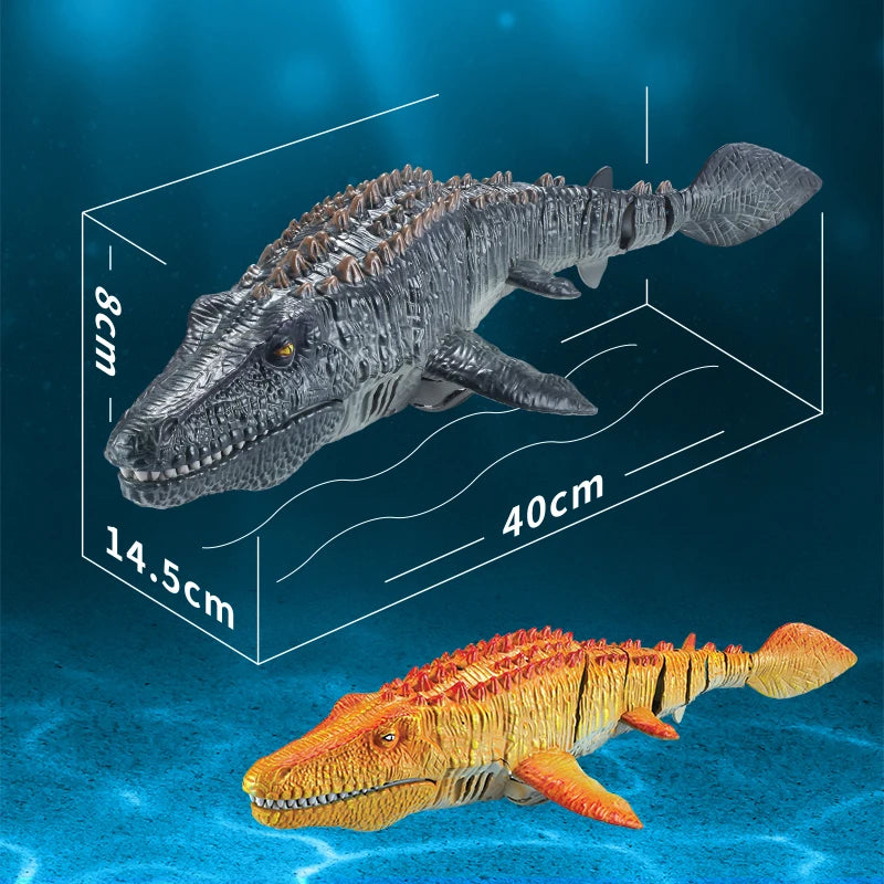2.4G Remote Control Mosasaurus Dinosaur Pool Water Monster. Outdoor Toys for Boys, Girls & Kids