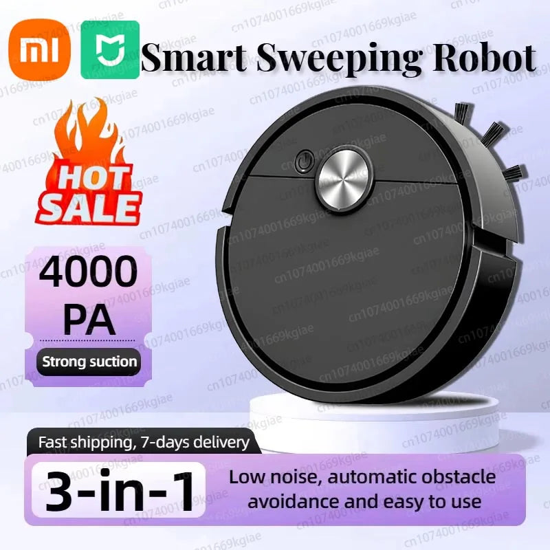 Xiaomi MIJIA 3 in 1 Smart Sweeping Robot Vacuum Cleaner 4000Pa