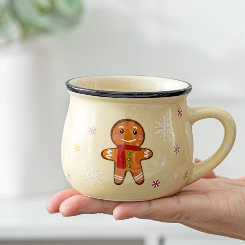 150ML Ceramic Christmas Mugs for Office or Home use. Best for Gifts