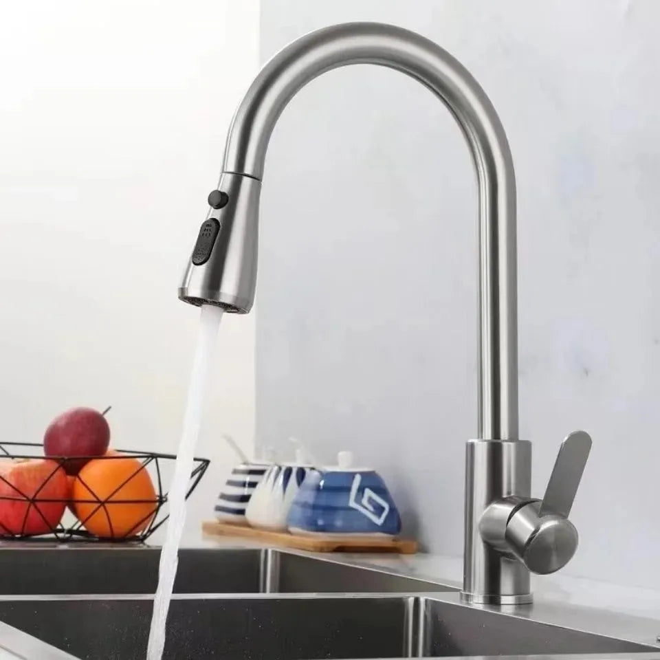 Kitchen Faucets 304 stainless steel Stream Sprayer Head with Hot & Cold