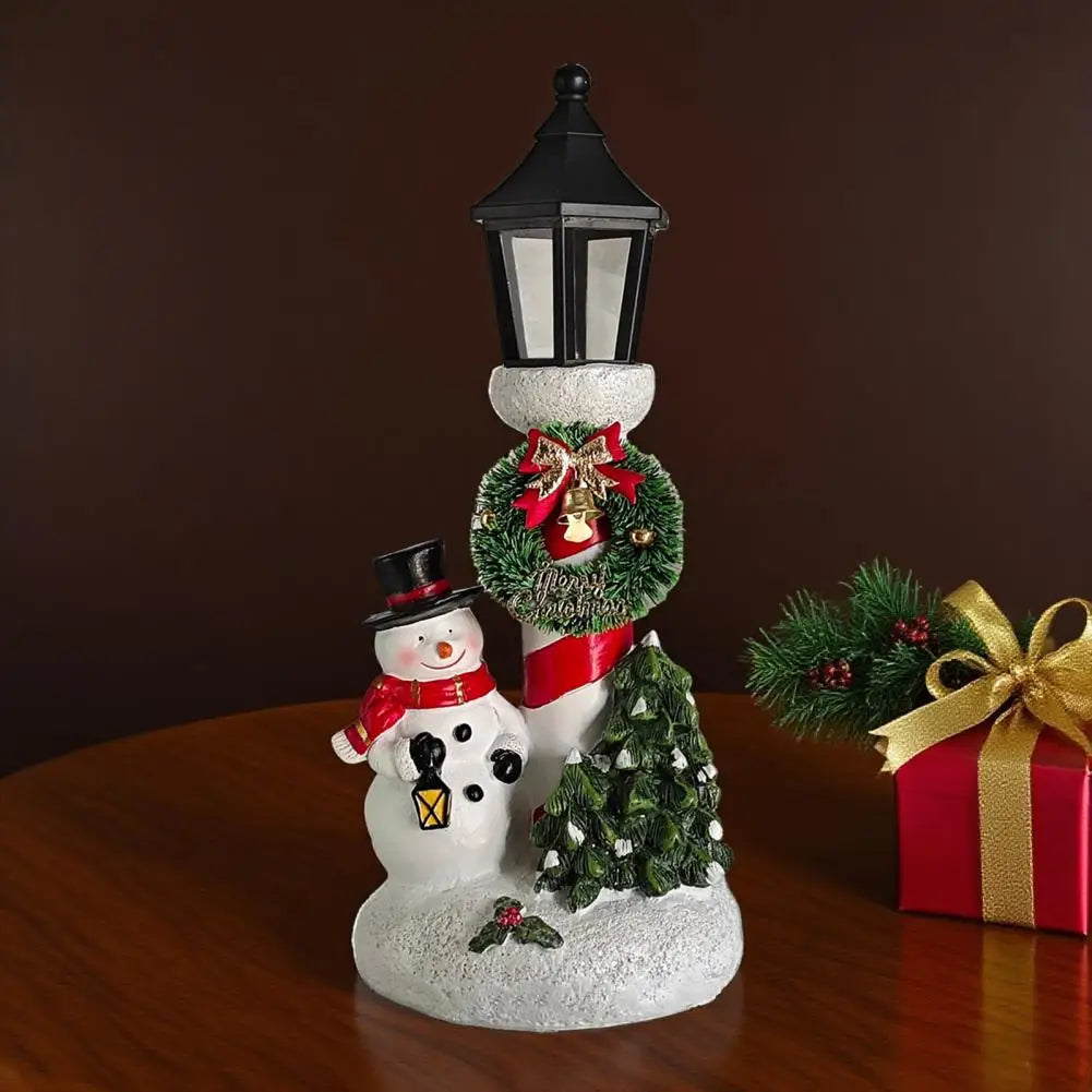 Durable Christmas Decoration Led Light-up Santa Claus Snowman Christmas Decor