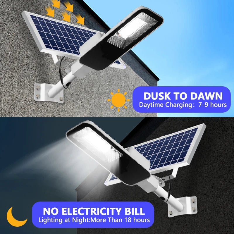 200W Powerful Outdoor Solar Light Waterproof