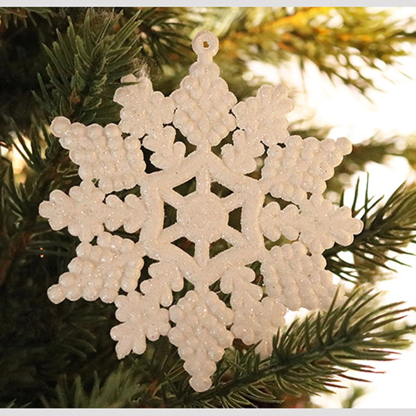 40pcs Christmas Snowflakes Xmas Tree Hanging Winter  Decoration