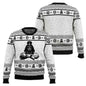 Darth Vader Pattern Christmas Sweater. Funny Holiday Party Pullover Winter Warm Cozy Vintage for Men