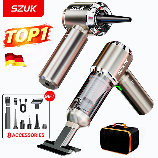 SZUK 985000Pa Car Vacuum Cleaner Portable Handheld Wireless