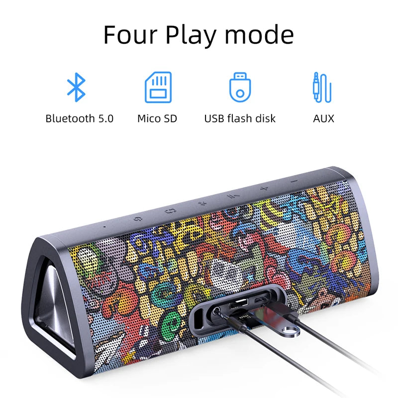 Mifa A10+ Portable bluetooth speaker 360° Stereo Sound 20W IPX7 waterproof wireless bluetooth 5.0 speaker 24-Hour Play time