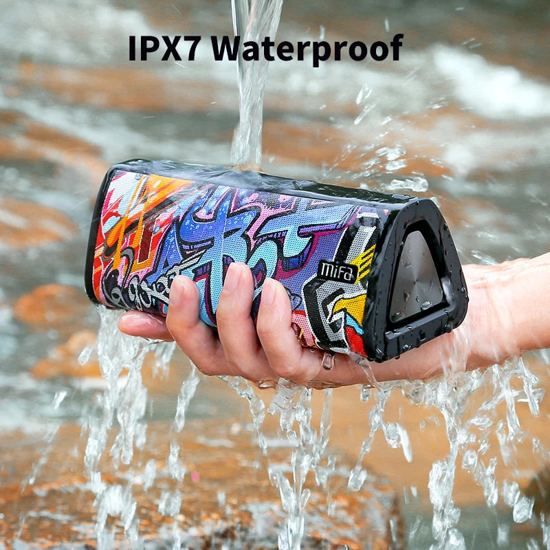 Mifa A10+ Portable bluetooth speaker 360° Stereo Sound 20W IPX7 waterproof wireless bluetooth 5.0 speaker 24-Hour Play time