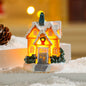 Christmas Winter Village, Christmas Doll Figurines, Christmas Miniature Resin Ornament Kits