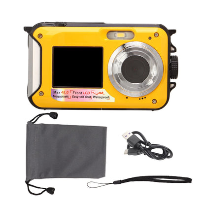 Full HD 2.7K 48MP 10ft Waterproof Underwater Digital Camera with 16X Digital Zoom