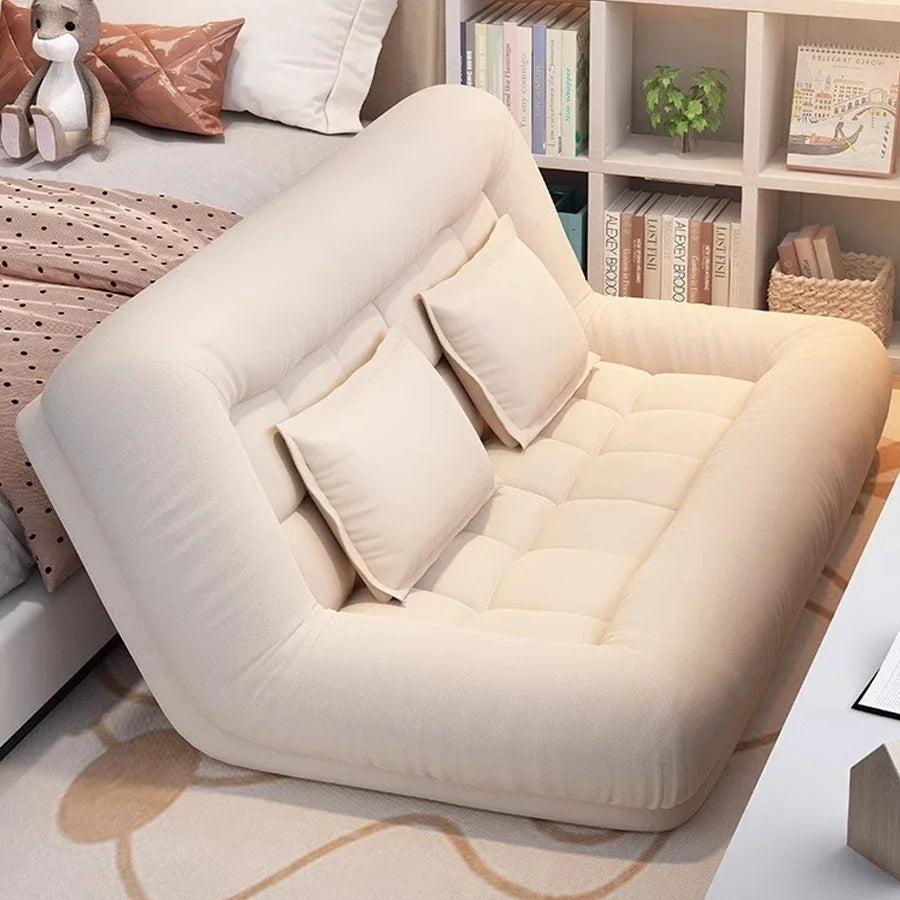 Folding Sofa bed, dual-use simple single or double bed for living room and small rooms
