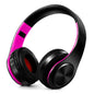 Black &Gold Wireless Headphones.  Stereo Headset for Gaming with Built-in MIC. Universal for Android and iOS