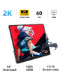 ZSUS 2160*1440  14-inch 2K Portable Monitor 60HZ For Laptop, XBox, PS4/5, Switch, TV Box, Cell Phone & PC