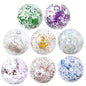 40CM Glitter Inflatable Beach Ball Transparent PVC Sparkle Water Toy 7 Colors Trendy Summer Beach Pool Party Outdoor