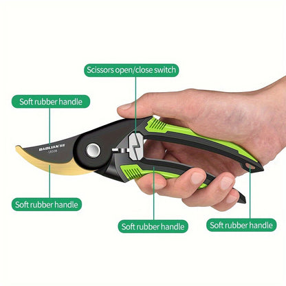 Multifunctional Garden Trimming Tool, Heavy-Duty Sharp Manual Trimmer, Professional And Durable Plant Pruning Scissors