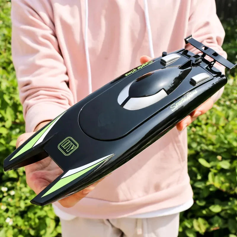 2.4G RC High Speed Racing Boat. Waterproof with Double Motor Professional Speedboat. Toy Gift for kids & boys