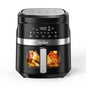 SEJOY 6 Quart Air Fryer Touch Control Toaster Oven Combo Digital Display with 8 Cooking Presets Oil less Cooker