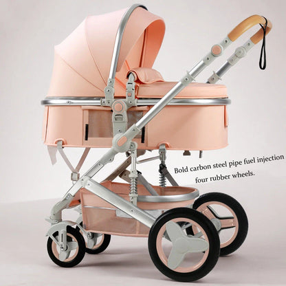 Newborn 2 In 1 Baby Stroller,Luxury high landscape baby carriage,Folding pram,travel Pushchair,baby trolley car,baby strollers
