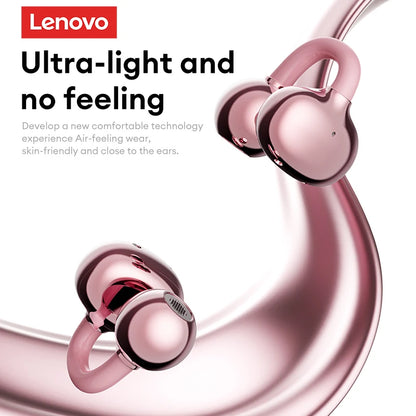 Lenovo LE302 OWS Ear clip Wireless Earphones. Low Latency, HD Call Quality Bluetooth Headphones.