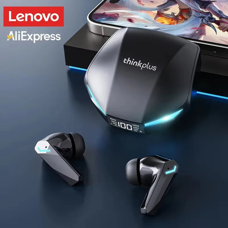 New Lenovo XT53 Wireless  5.4 Earbuds with LED Digital Display and Waterproof Gaming Earbuds