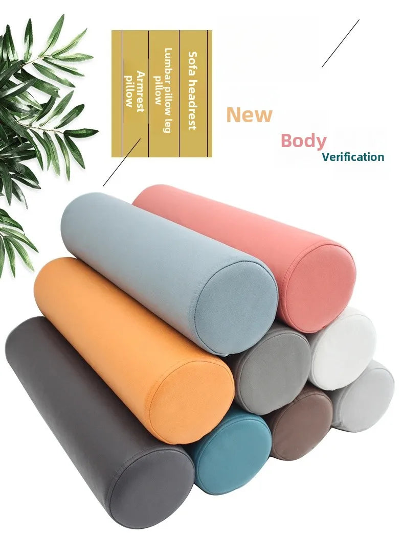 Modern Simplicity Sofa Pillow Cylindrical Body Cushion Pillow, Neck Support round Pillow