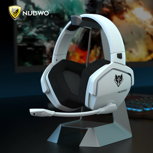 NUBWO G06 Dual Wireless Gaming Headset with Microphone for PS5, PS4, PC, Mobile, Switch. 2.4GHz Bluetooth 5.3 Gaming Headphone