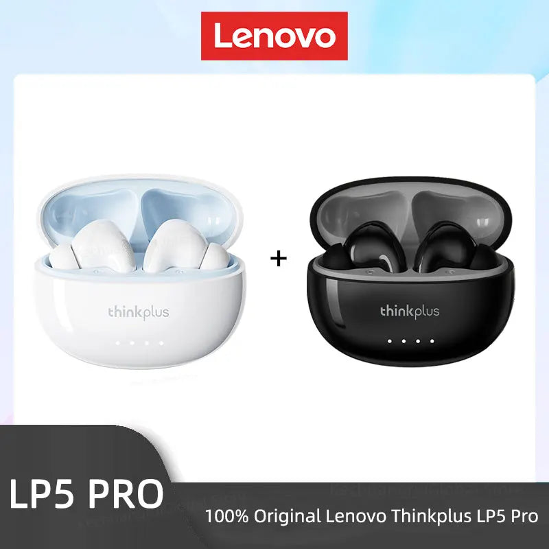 Lenovo LP5 PRO Wireless Bluetooth 5.4 Earphones TWS HiFi Sound for Gaming Earbuds