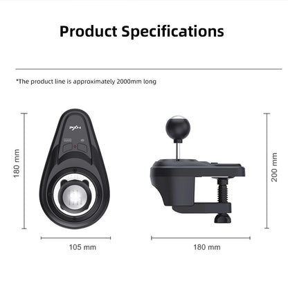 Original PXN-A7 joystick with 6+1 gear manual shift, compatible with PXN racing game wheel