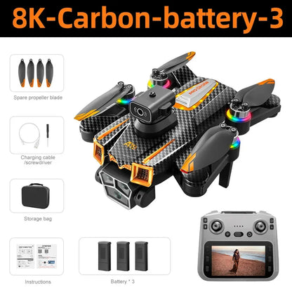 Lenovo Drone A19 Pro 4K HD 8K Professional 5G GPS Dual Camera Photography Brushless Foldable Quadcopter RC Distance Drones Toys