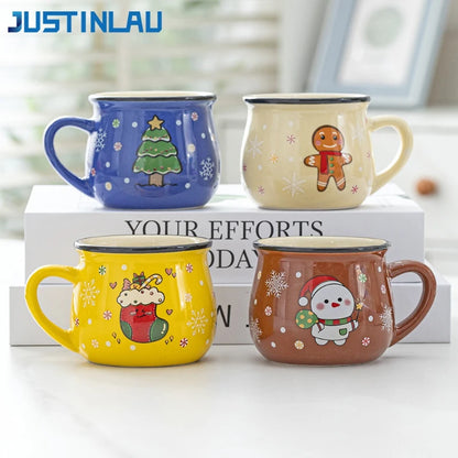 150ML Ceramic Christmas Mugs for Office or Home use. Best for Gifts