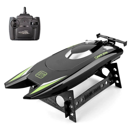 2.4G RC High Speed Racing Boat. Waterproof with Double Motor Professional Speedboat. Toy Gift for kids & boys
