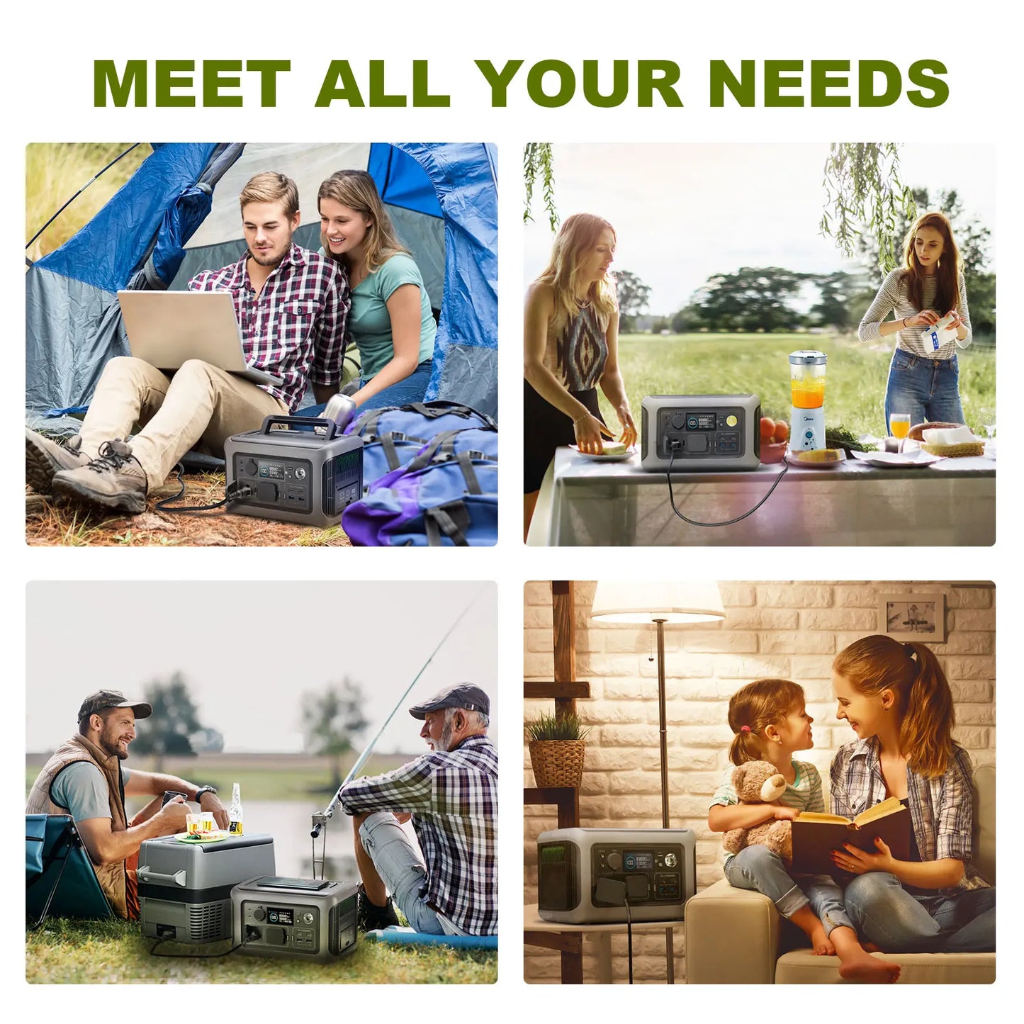 ALLPOWERS Portable Power Station for Outdoor, Camping & RV Home