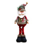 3PCS Christmas Decorative Christmas Dolls Reindeer, Snowman & Santa Claus Standing Doll
