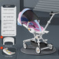 Ultra-lightweight, High Landscape, Three-speed Adjustable & Two-way One-touch Folding Baby Walking Stroller