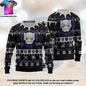 Winter New Marvel Christmas Sweater Black Panther Series Dark Personality. Unique Holiday Outfit for men' Pullover Sweater