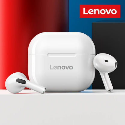 Original Lenovo LP40 Wireless Bluetooth Earbud with Controls & Long Standby hours.