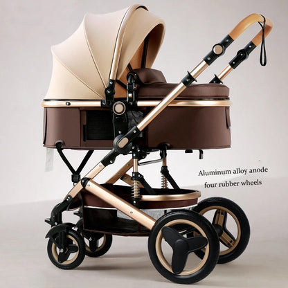 Newborn 2 In 1 Baby Stroller,Luxury high landscape baby carriage,Folding pram,travel Pushchair,baby trolley car,baby strollers