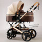 Newborn 2 In 1 Baby Stroller,Luxury high landscape baby carriage,Folding pram,travel Pushchair,baby trolley car,baby strollers