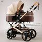 Newborn 2 In 1 Baby Stroller,Luxury high landscape baby carriage,Folding pram,travel Pushchair,baby trolley car,baby strollers