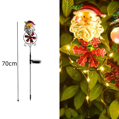 LED Snowman Solar Garden Light Outdoor for Christmas themed Pathway Decoration