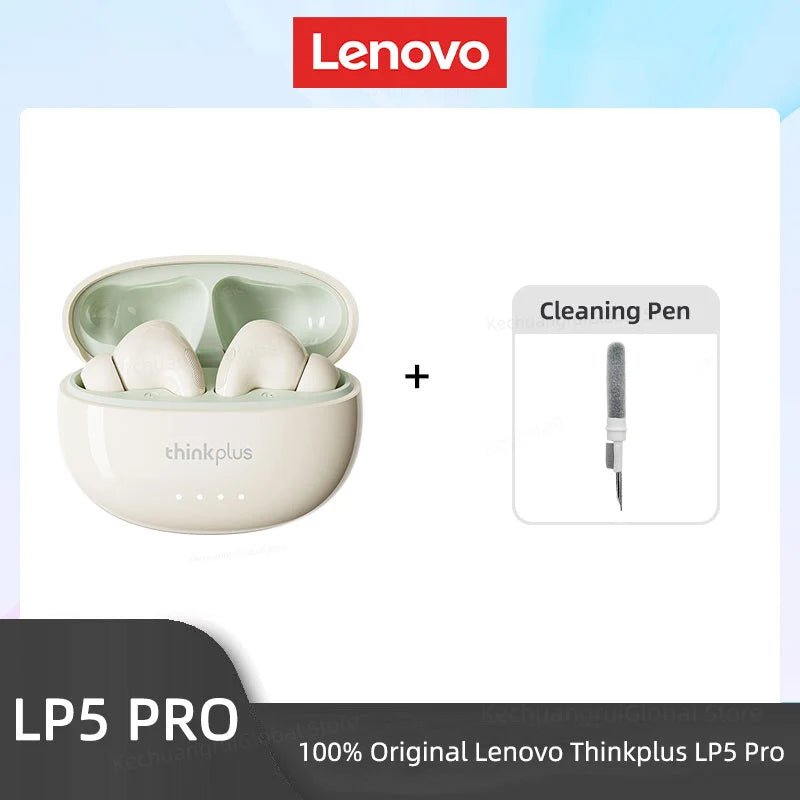Lenovo LP5 PRO Wireless Bluetooth 5.4 Earphones TWS HiFi Sound for Gaming Earbuds
