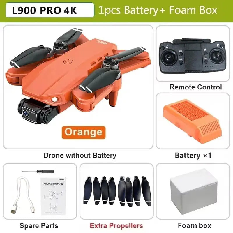 L900 Pro SE MAX GPS Drone 4K Professional Dual HD Camera 5G WIFI 360° Obstacle Avoidance Brushless Motor Rc FPV Quadcopter Drone